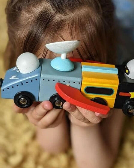 Space Race Rockets Tender Leaf   