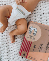 Nest Diapers Sustainable Plant Based Baby Diapers Size 4