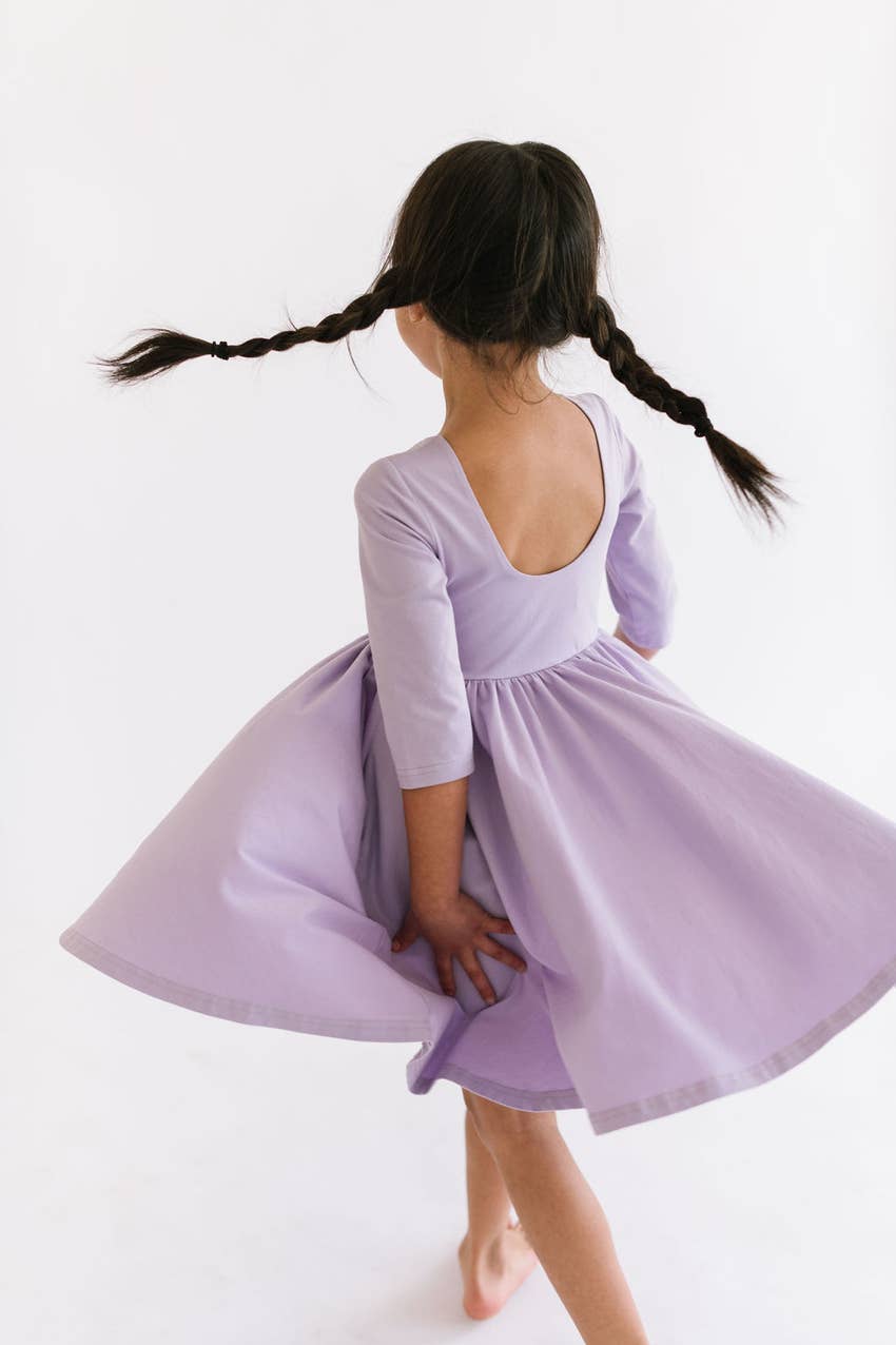 Emile Dress in Lavender  Ollie Jay   