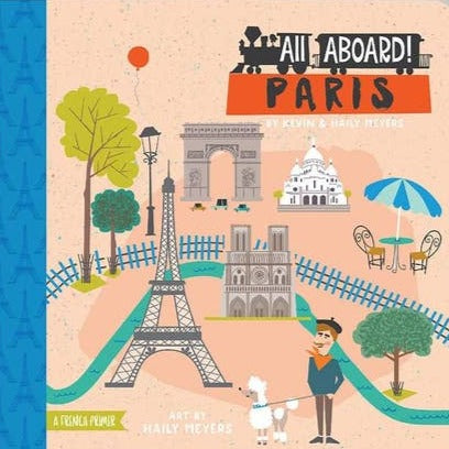 All Aboard Paris Children's Book Children's Book Lucy Darling   