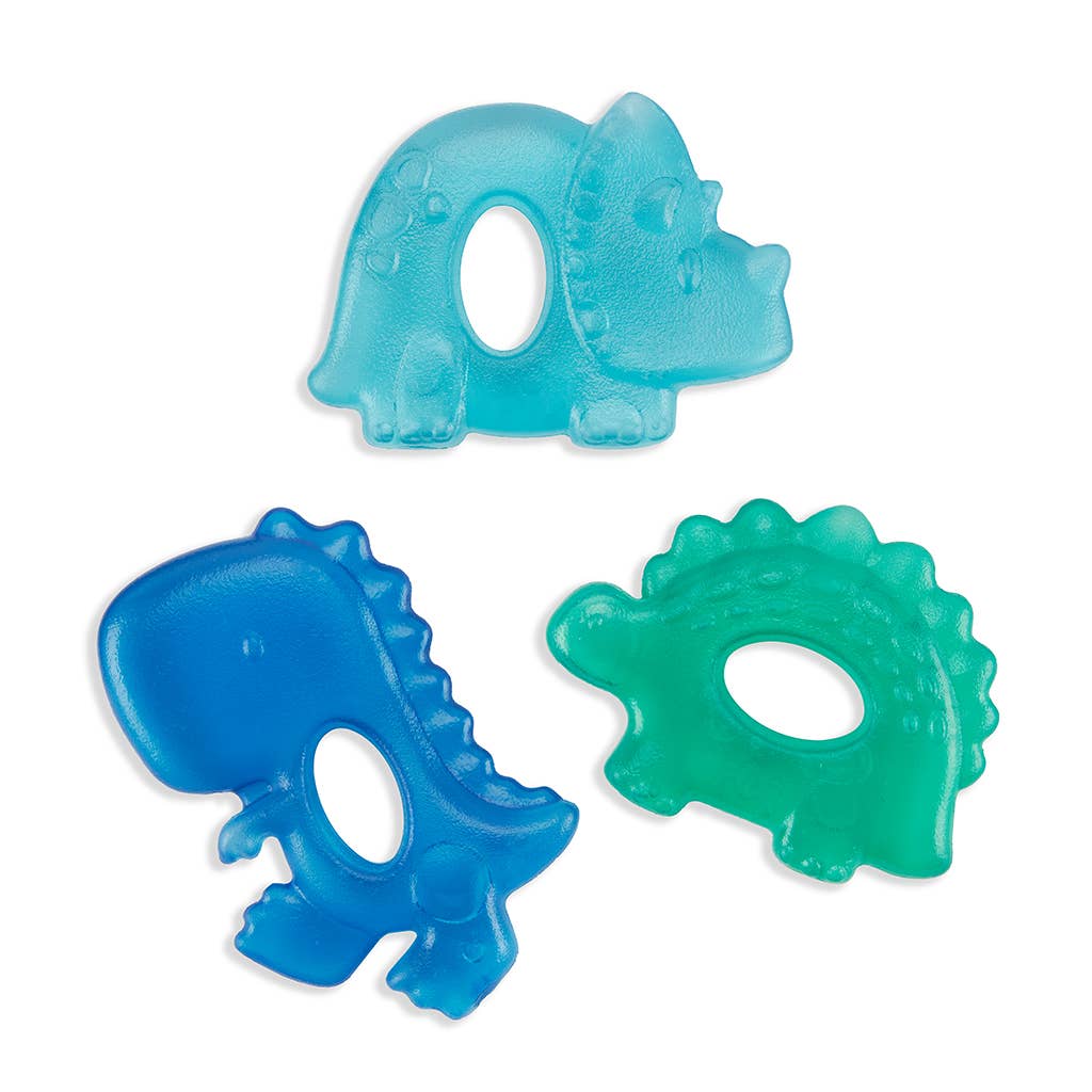 Cutie Coolers™ Dino Water Filled Teethers (3-pack) Baby Essentials Itzy Ritzy   