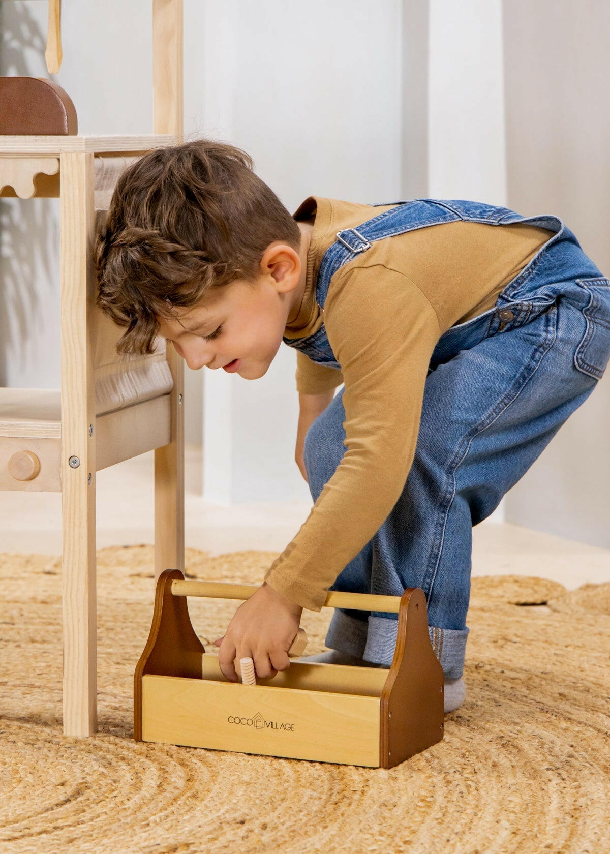Wooden Tool Playset Play Tools Coco Village   