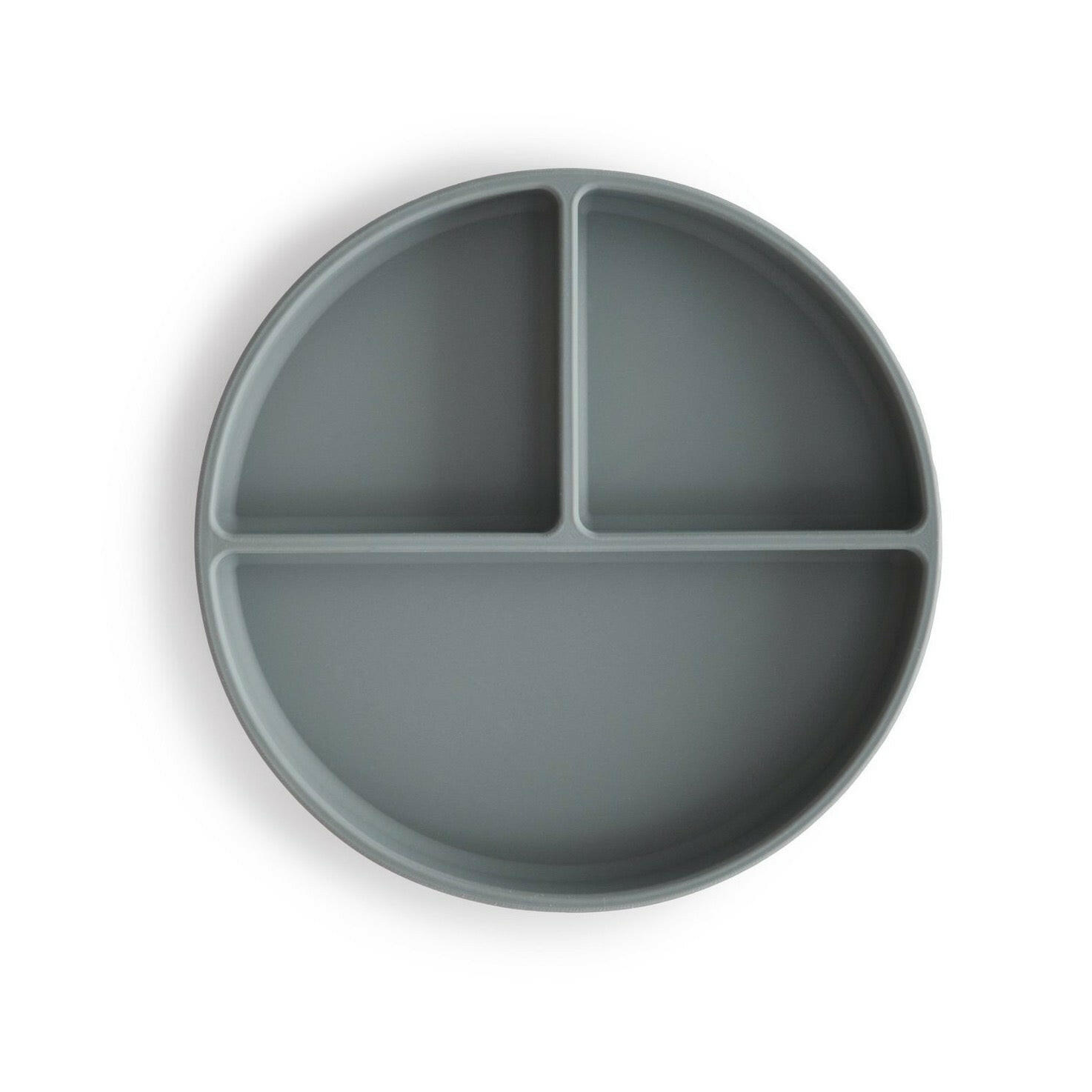 Silicone Suction Plate Feeding Mushie Stone  