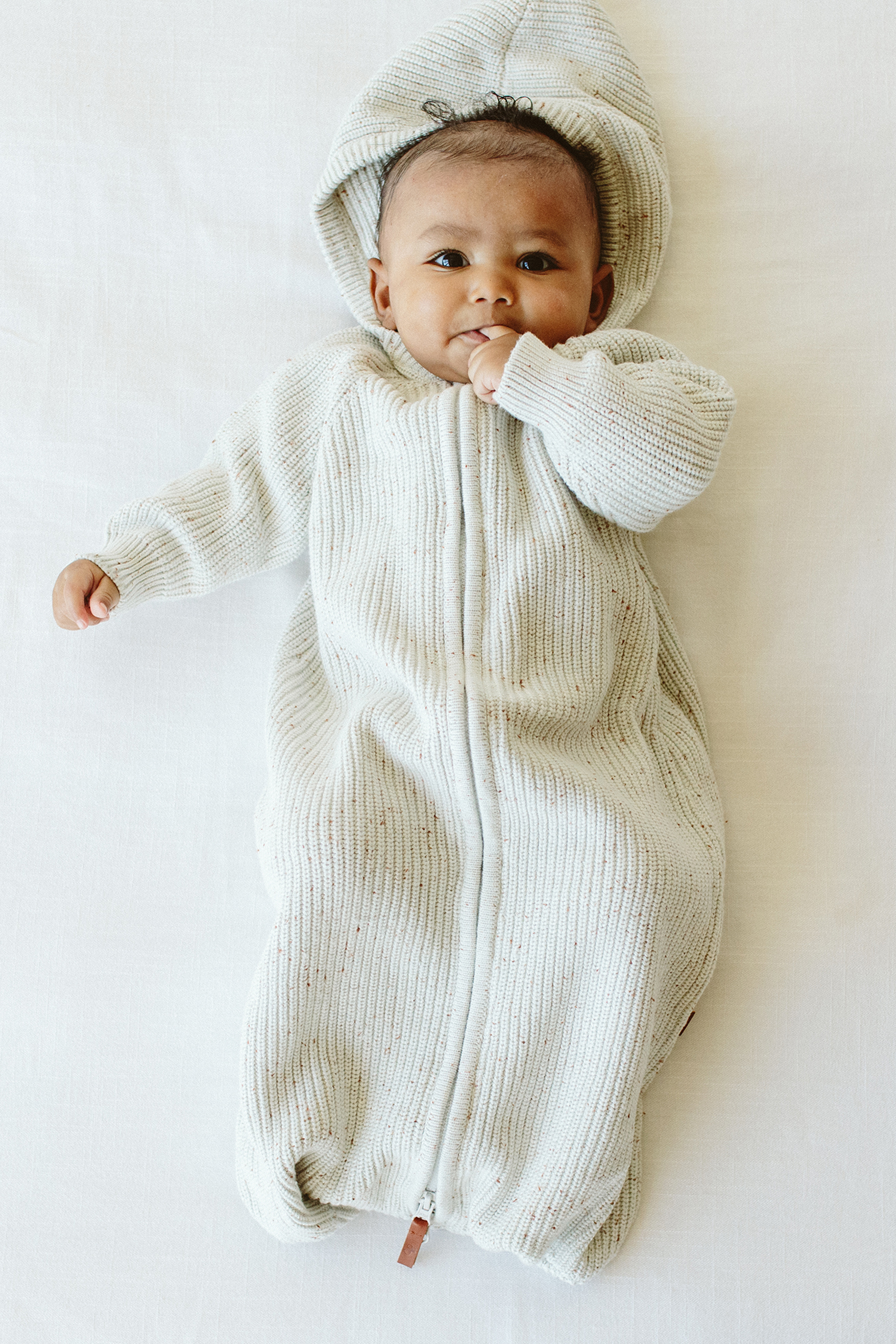 KNIT WEARABLE BLANKET | SHELL Outerwear goumikids NB  