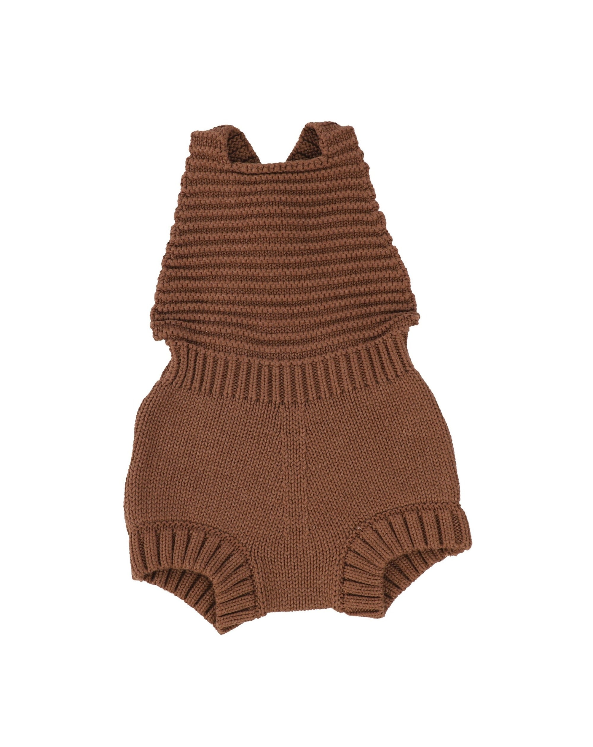 The Knit Romper - Mocha Clothing The Simple Folk   