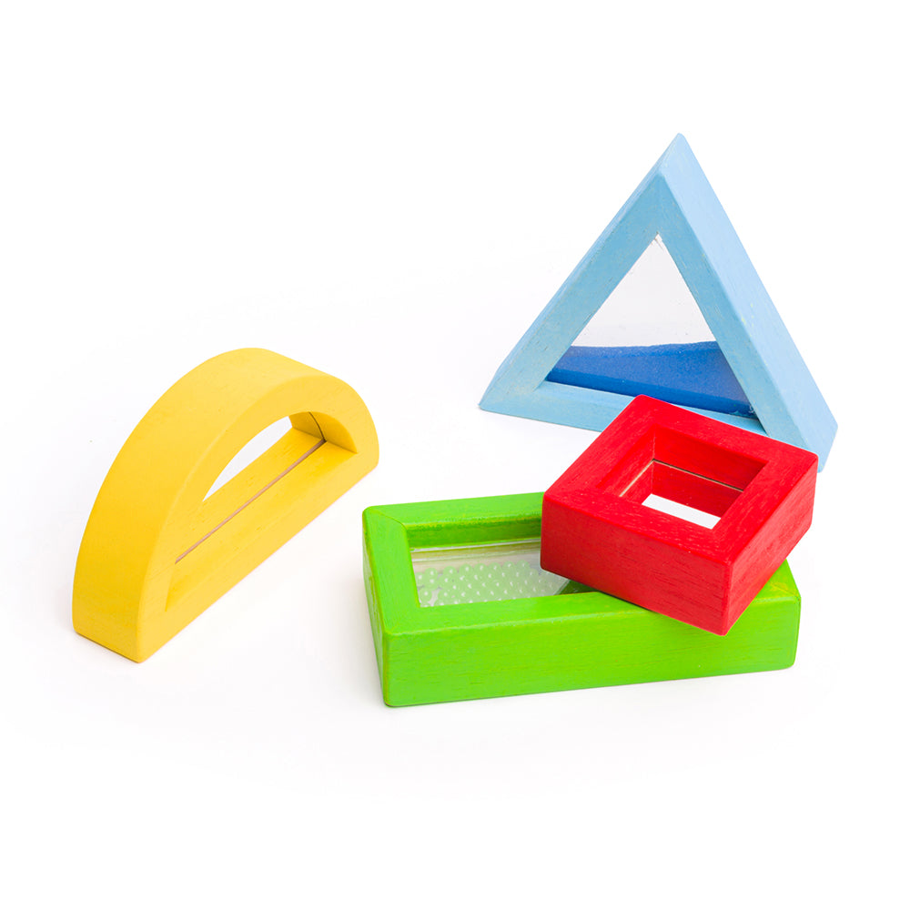 Rainbow Sensory Shapes by Bigjigs Toys US  Bigjigs Toys US   