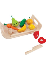 Plan Toys Assorted Wooden Fruit & Wooden Vegetable Set