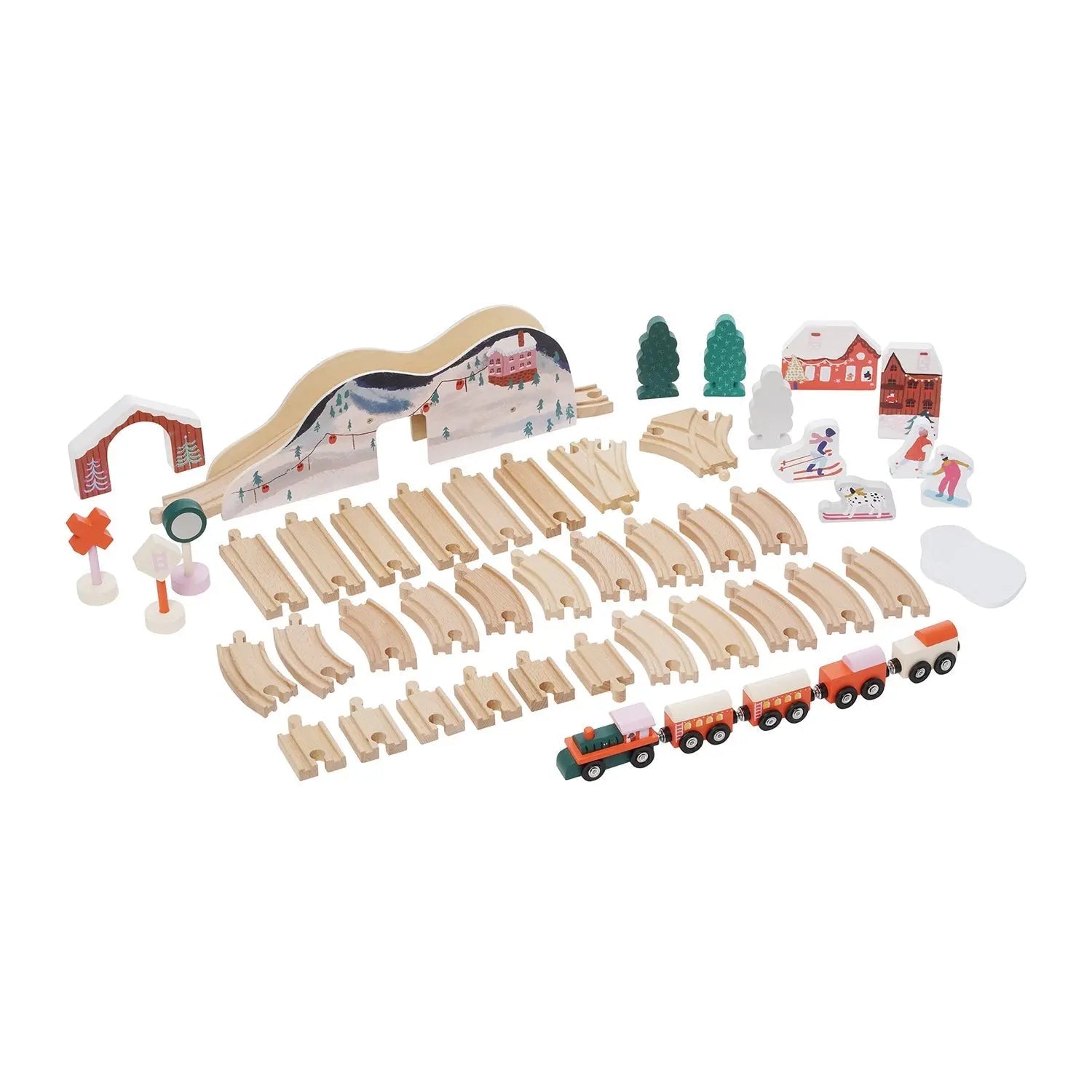 Alpine Express Wooden Toy Train Set by Manhattan Toy  Manhattan Toy   