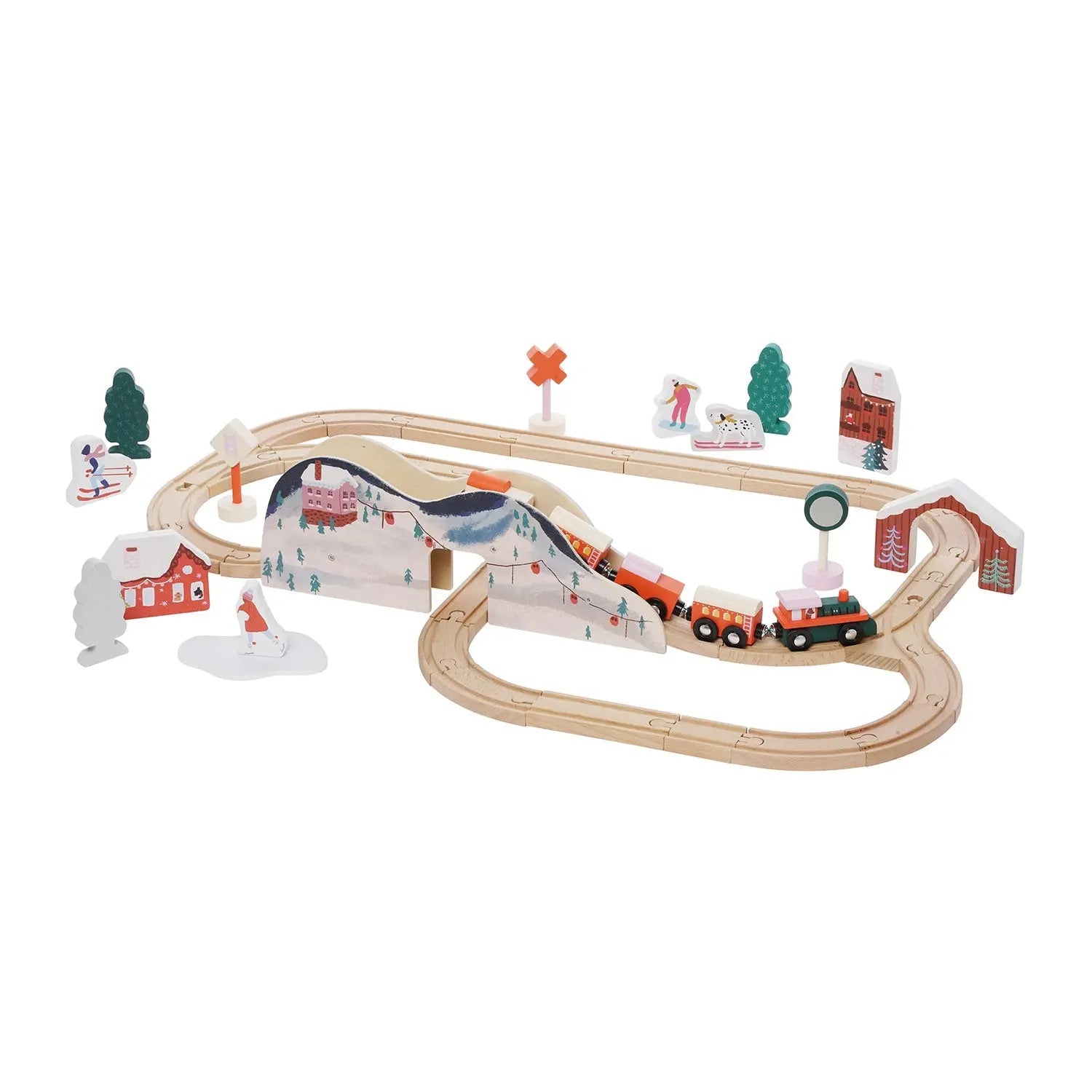 Alpine Express Wooden Toy Train Set by Manhattan Toy  Manhattan Toy   