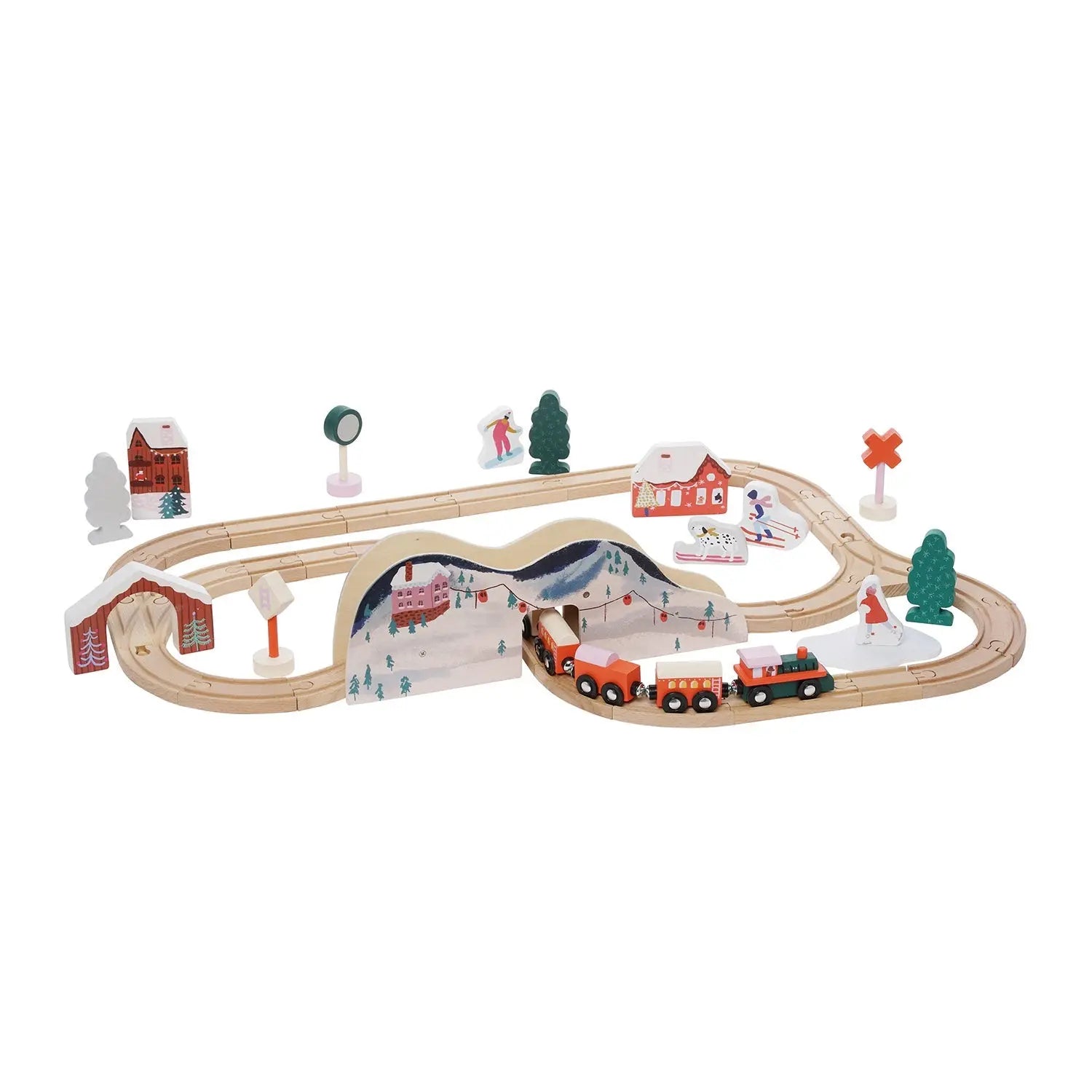 Alpine Express Wooden Toy Train Set by Manhattan Toy  Manhattan Toy   