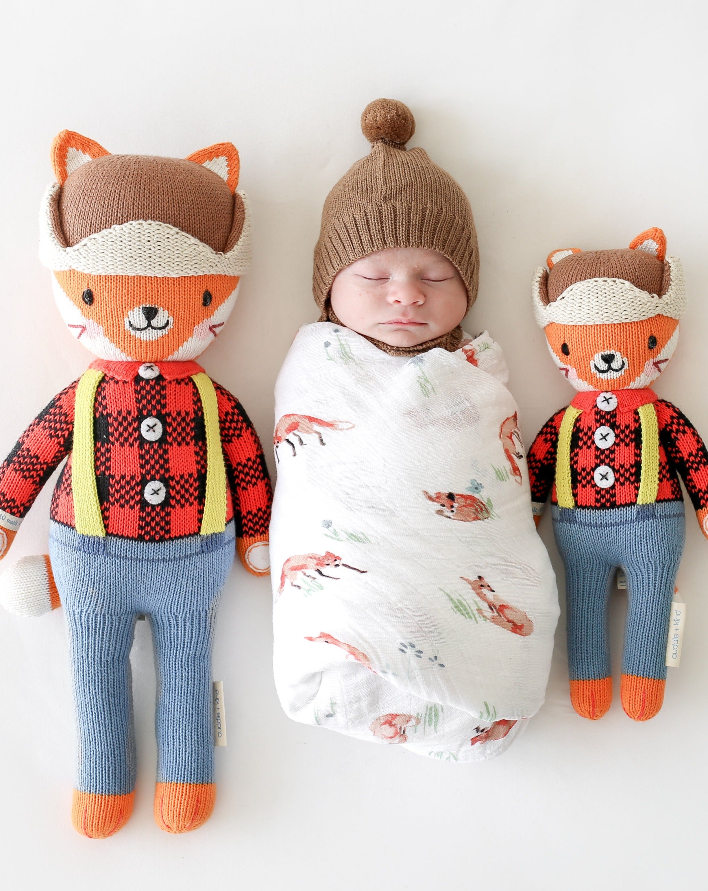 Wyatt the Fox Stuffies Cuddle + Kind   