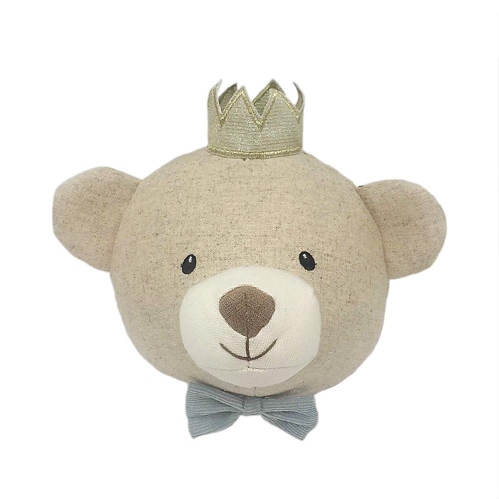 Prince Baldwin Bear Wall Mount Stuffed Toy MON AMI   