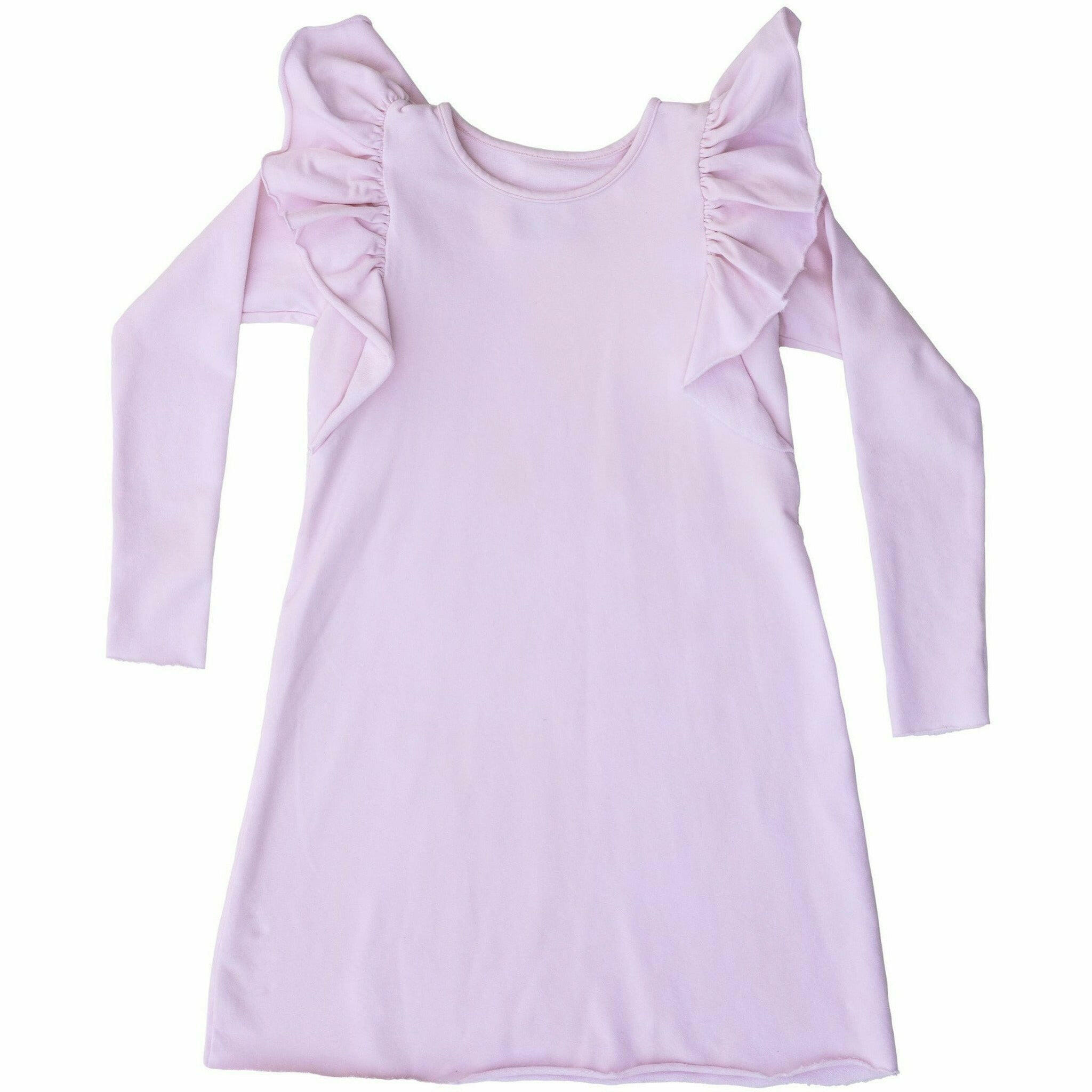 Organic Valentina Dress Long Sleeves Pink Dresses Be Mi Los Angeles   