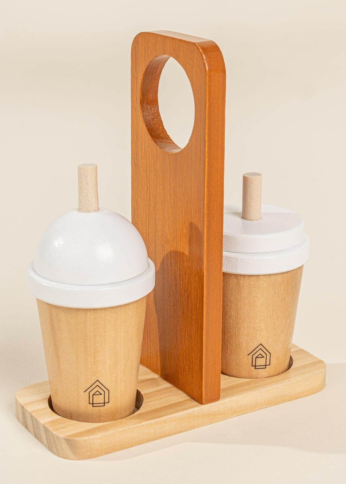 Wooden Coffee Maker Set - Seafoam & Tera Play Kitchen Coco Village   