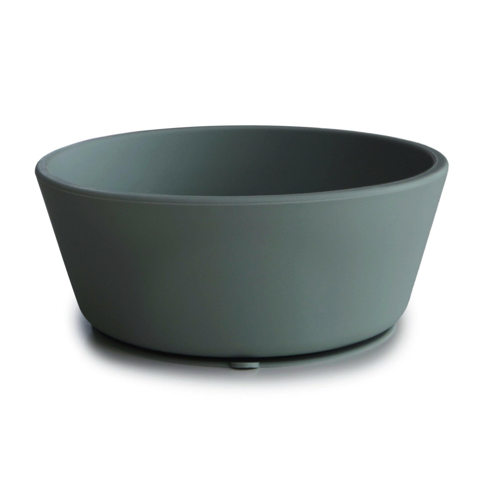 Silicone Suction Bowl Feeding Mushie Cambridge Blue  