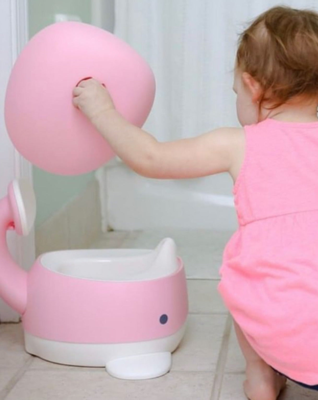 Moby Whale Potty Trainer - Pink Training Potties Be Mindful   