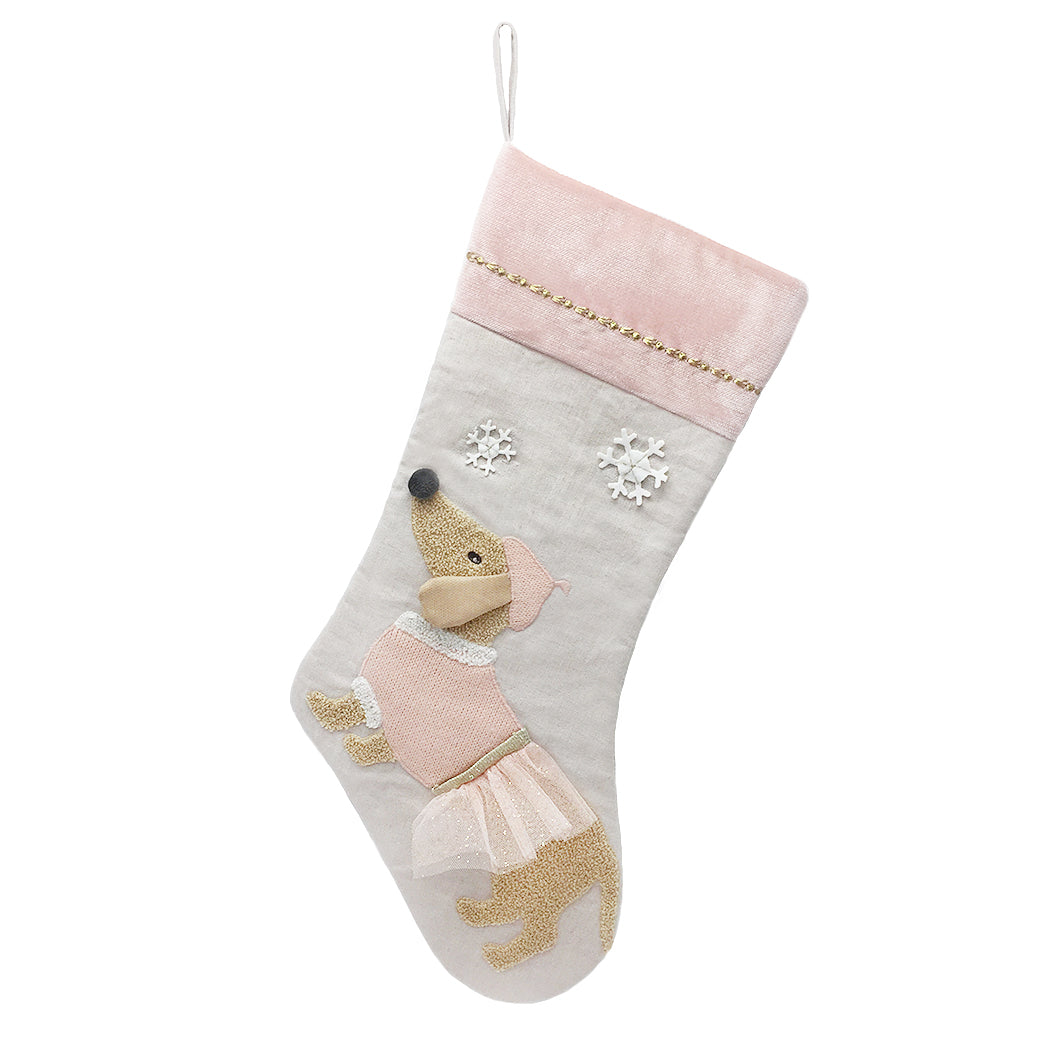 Mon Cheri Dog Christmas Stocking Stocking MON AMI   