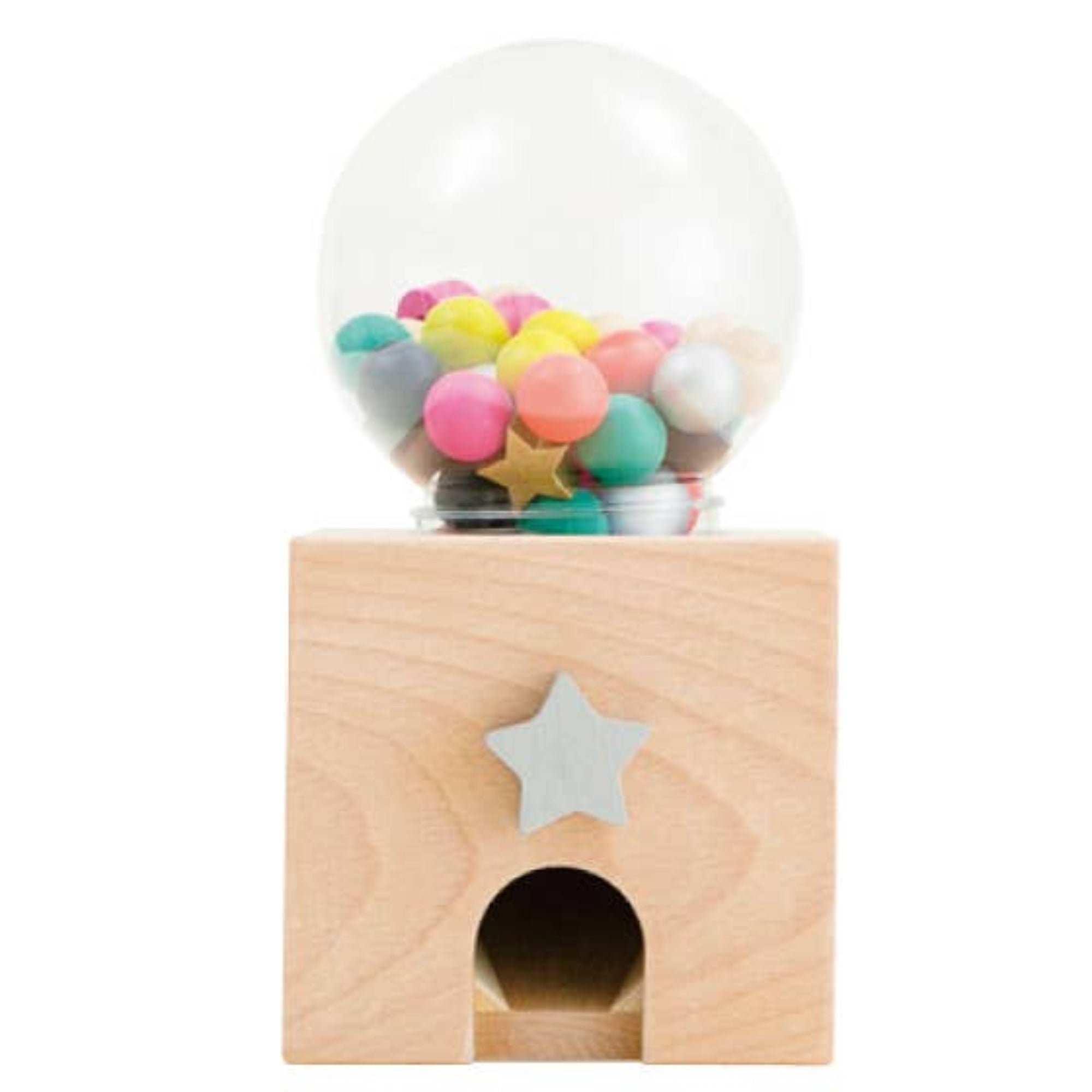 Gatcha Gatcha Wooden Gumball Dispenser Kids Toys kiko+ and gg*   