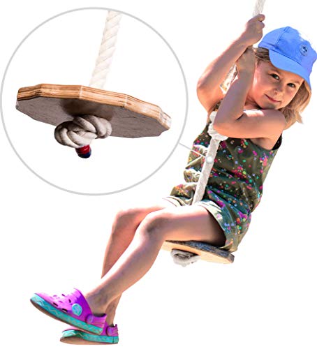 Wooden rope swing for kids Single Swing Goodevas Default Title  