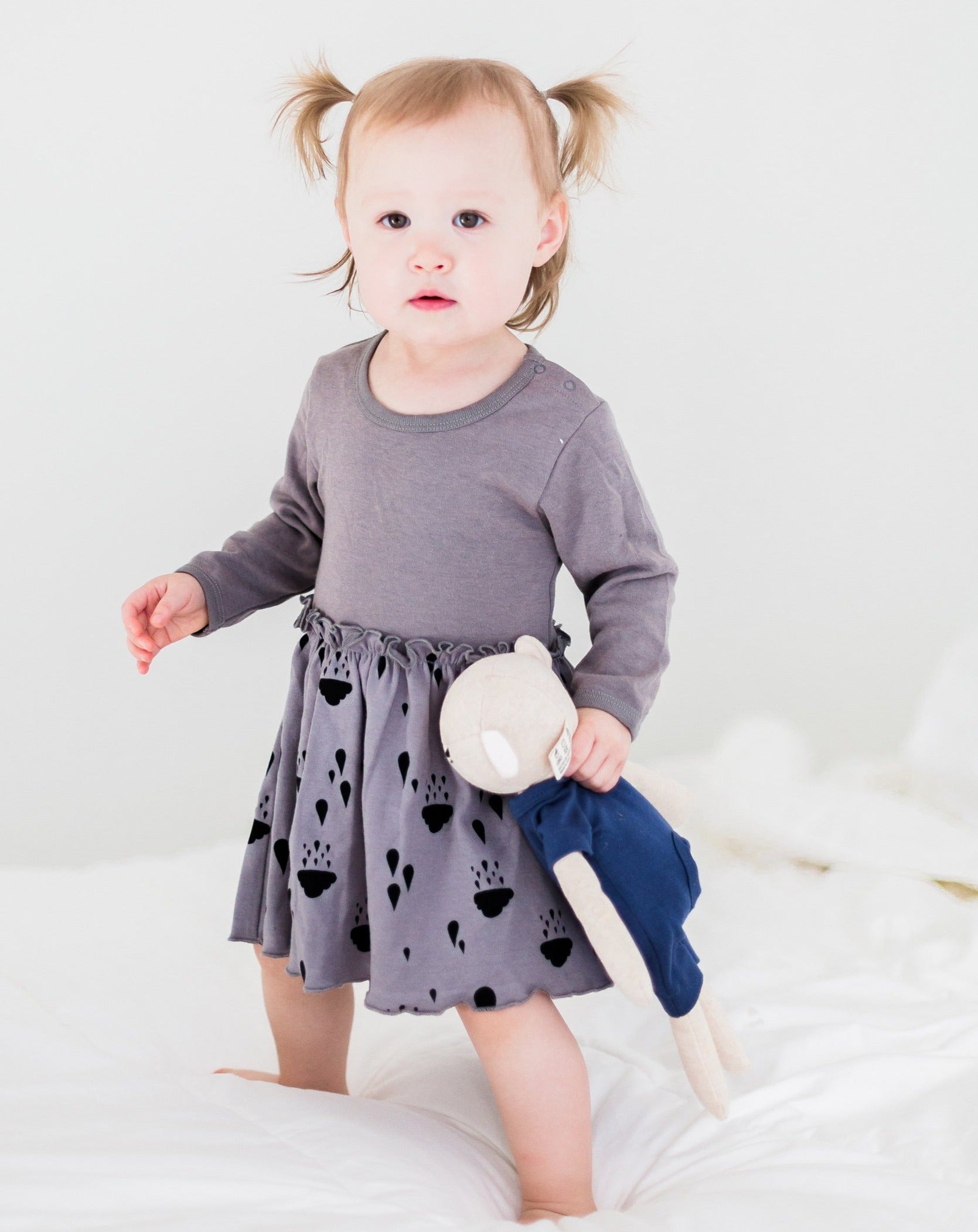 Clouds Twirl Dress Baby Clothing BabySoy   