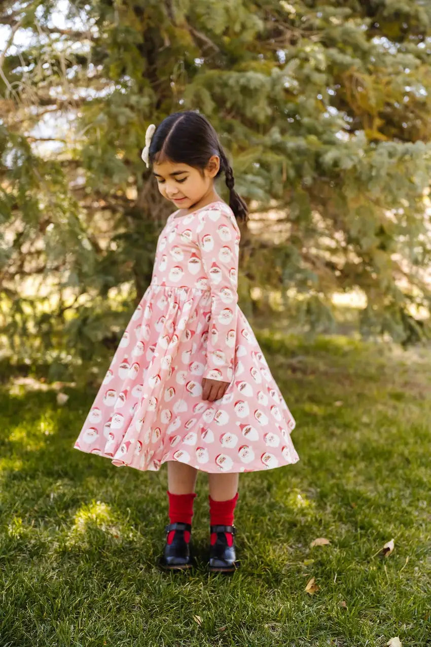 Gwendolyn Dress in Santa  Ollie Jay   