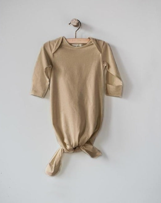 The Sleep Gown - Camel Baby Clothing The Simple Folk   