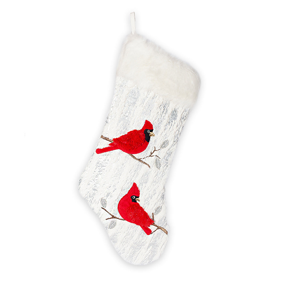 Cardinal Christmas Stocking Stocking MON AMI   