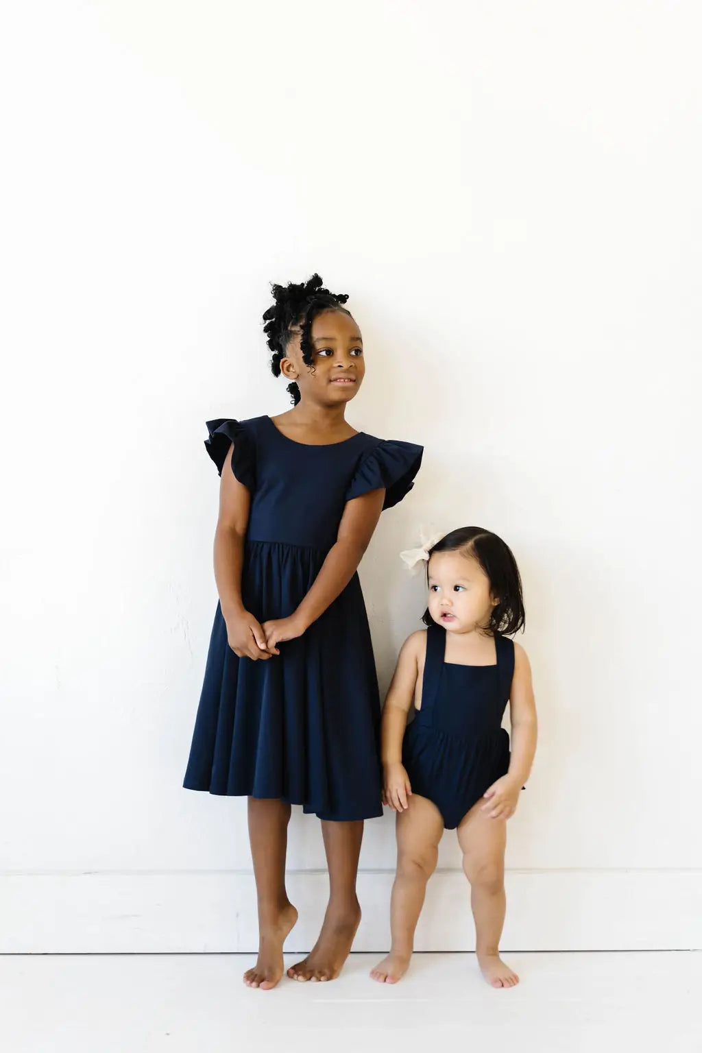 Olivia Dress in Navy  Ollie Jay   