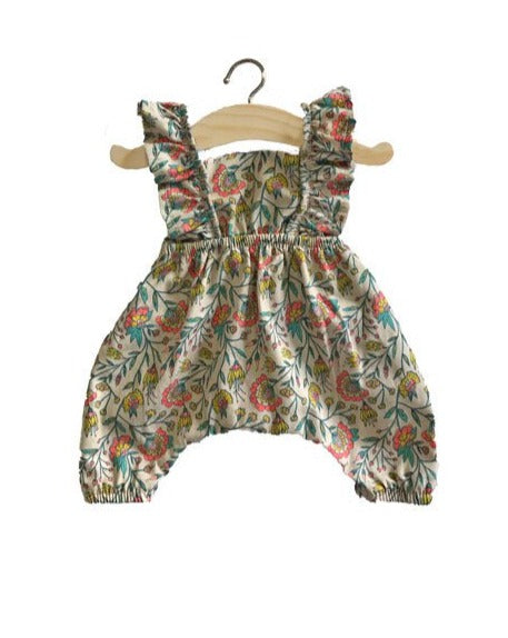 Minikane Doll Flutter Sleeve Maya Jumpsuit - Floral Doll Clothing Minikane   