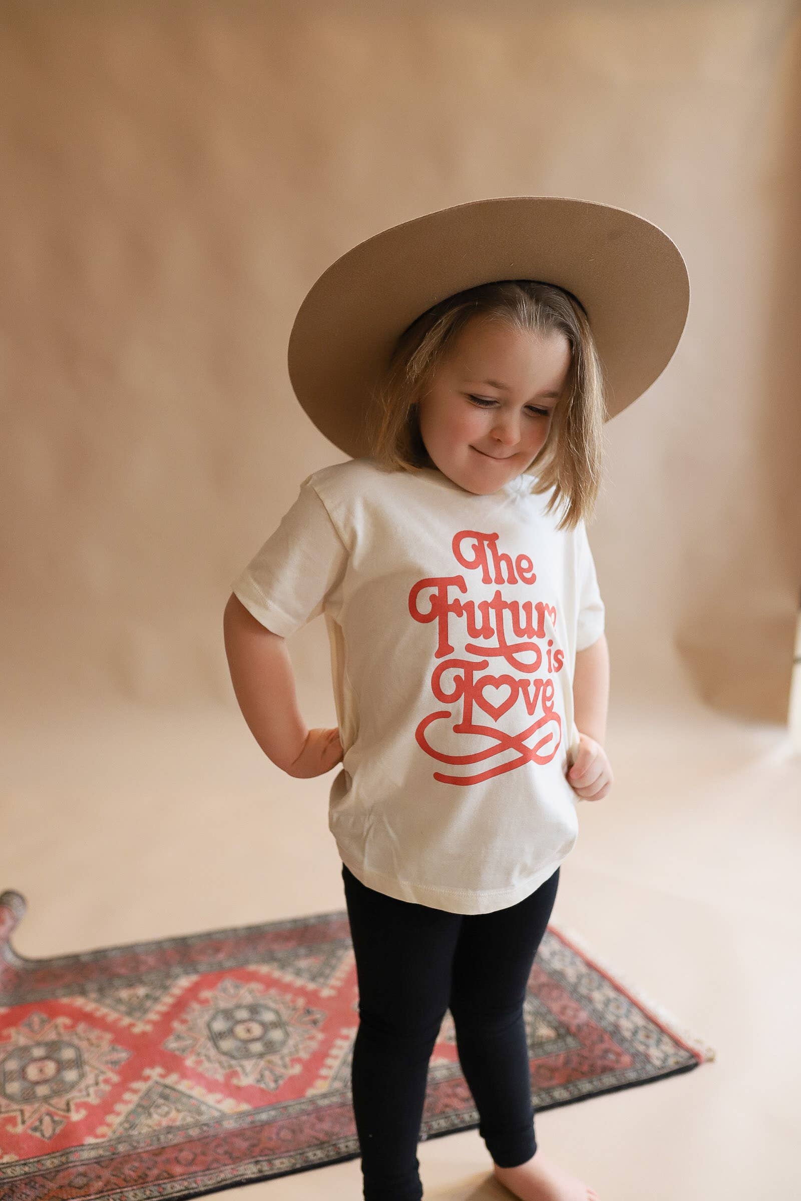 The Future is Love Kid/Toddler Tee  Polished Prints   