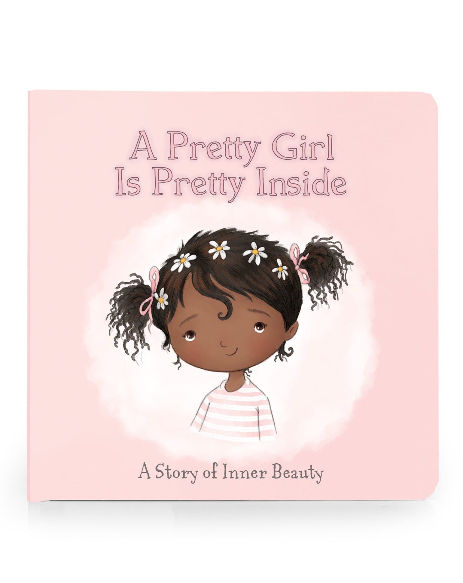 A Pretty Girl Board Book - Black Hair Children's Book Bunnies by the Bay   