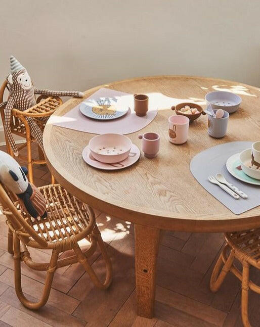 Hathi Bamboo Fork & Spoon - Off white Baby Essentials OYOY   