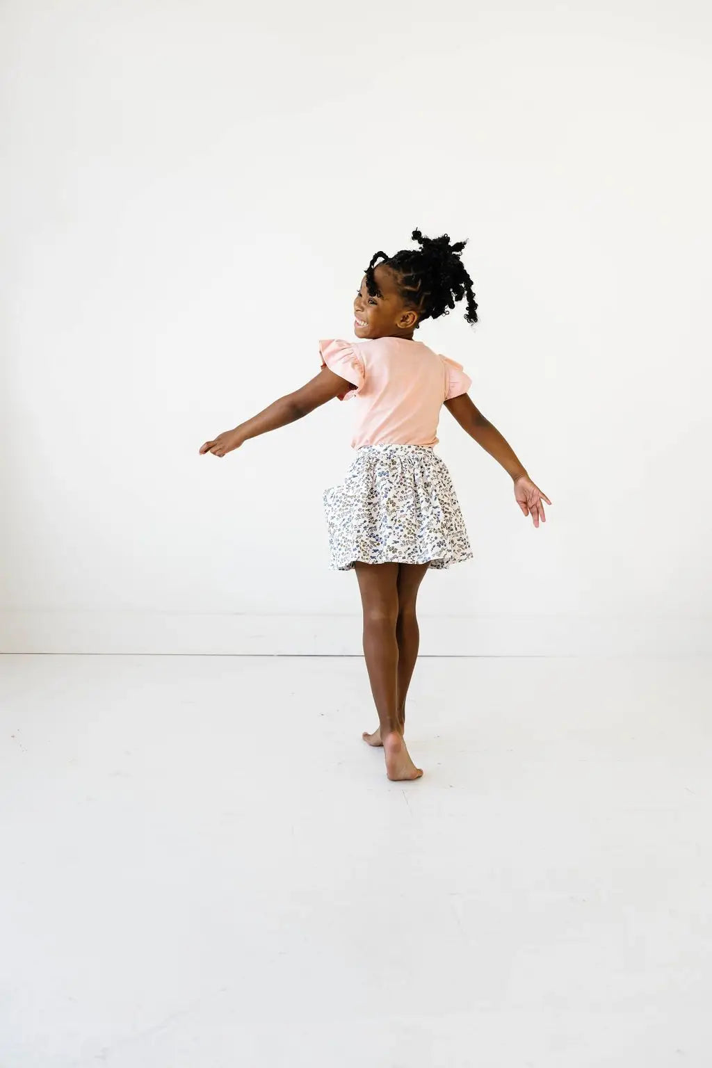 Pocket Skirt in Bird Song Dresses Ollie Jay   