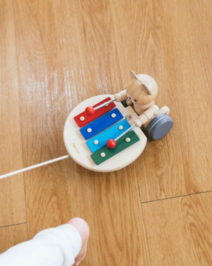 Pull Along Musical Bear  PlanToys   