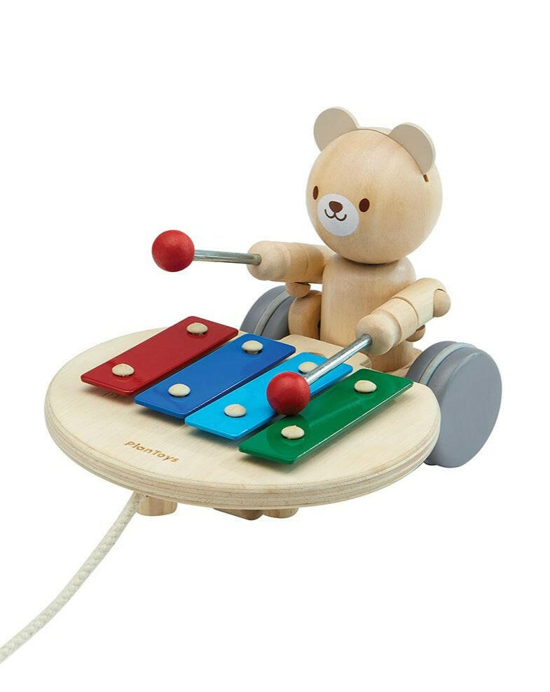 Pull Along Musical Bear  PlanToys   