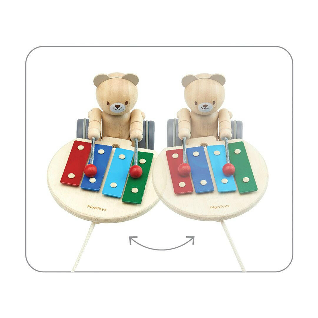 Pull Along Musical Bear  PlanToys   