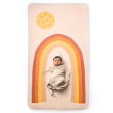 Organic Rainbow Crib Sheet