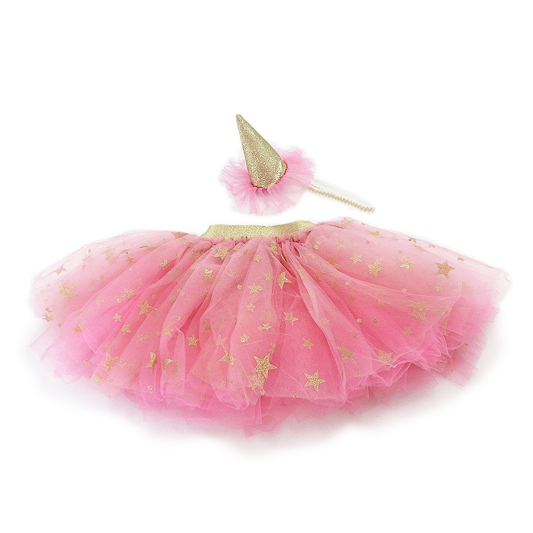 Tutu Skirt And Party Hat Dress Up Set Clothes MON AMI   