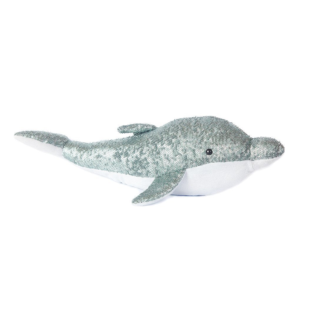 Sequin Dolphin Stuffed Toy Stuffed Toy MON AMI   