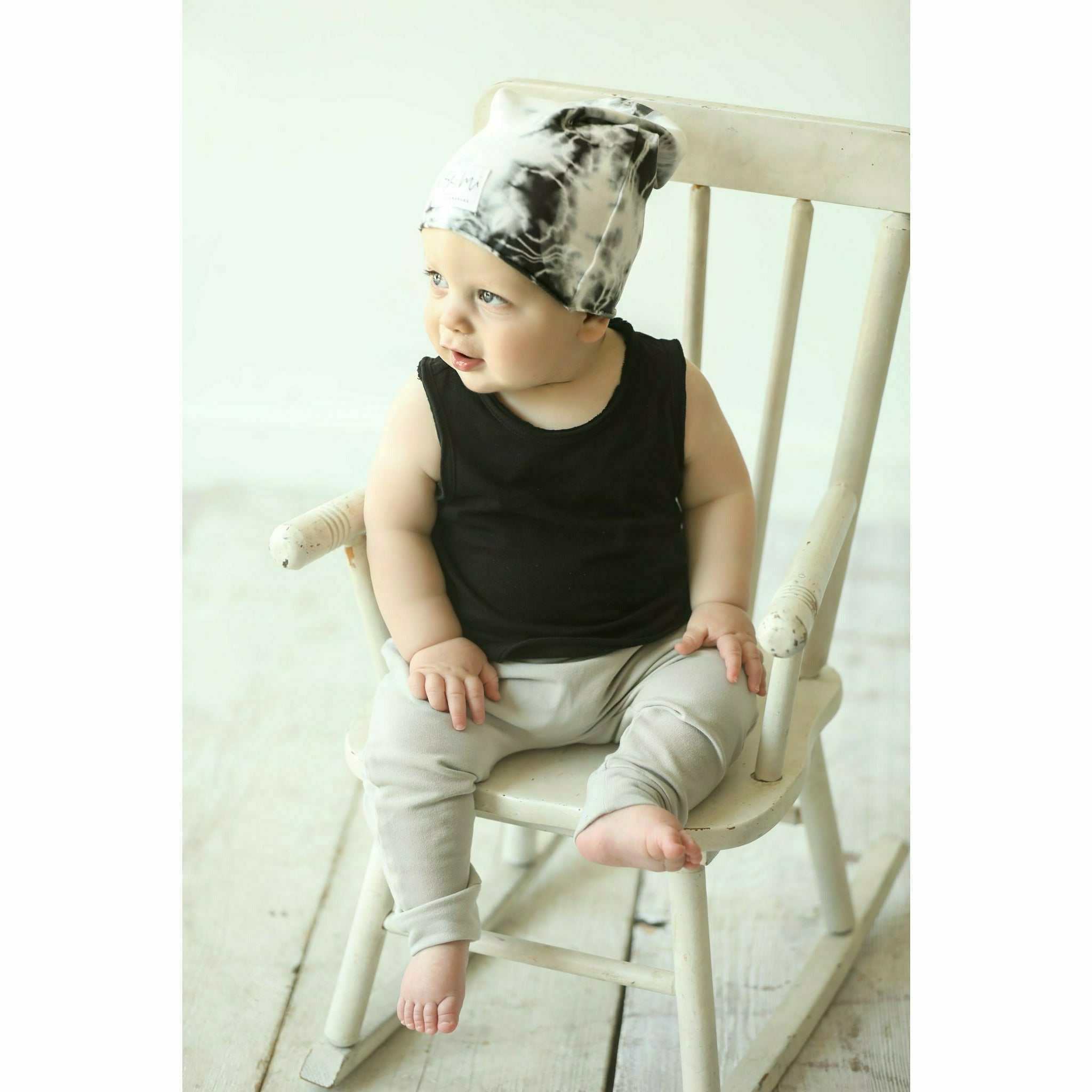 Asher Baby Tank Top Black Tanks Be Mi Los Angeles   