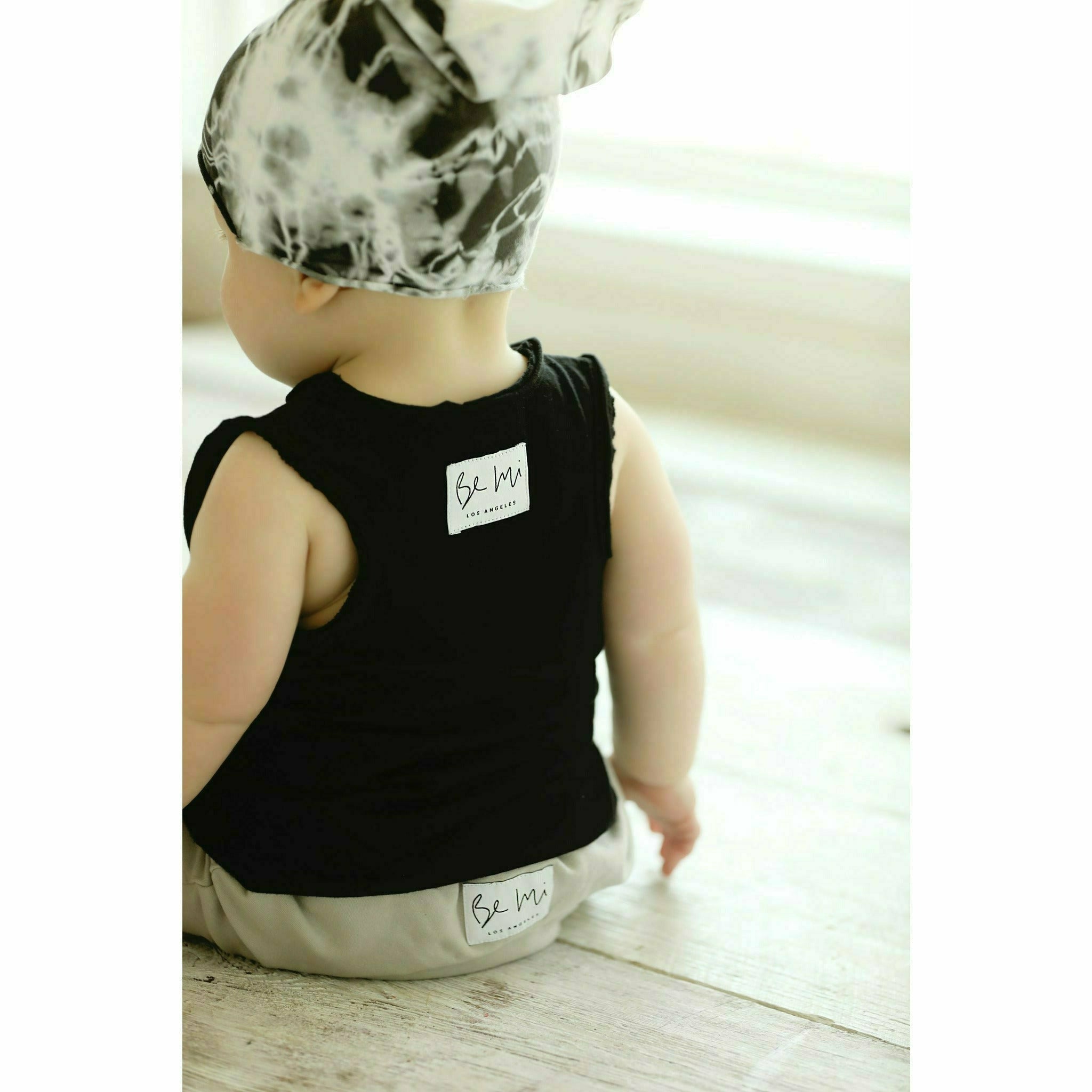 Asher Baby Tank Top Black Tanks Be Mi Los Angeles   