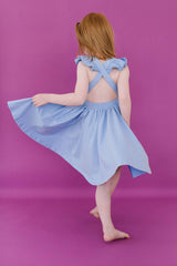 Rosita Dress in Baby Blue