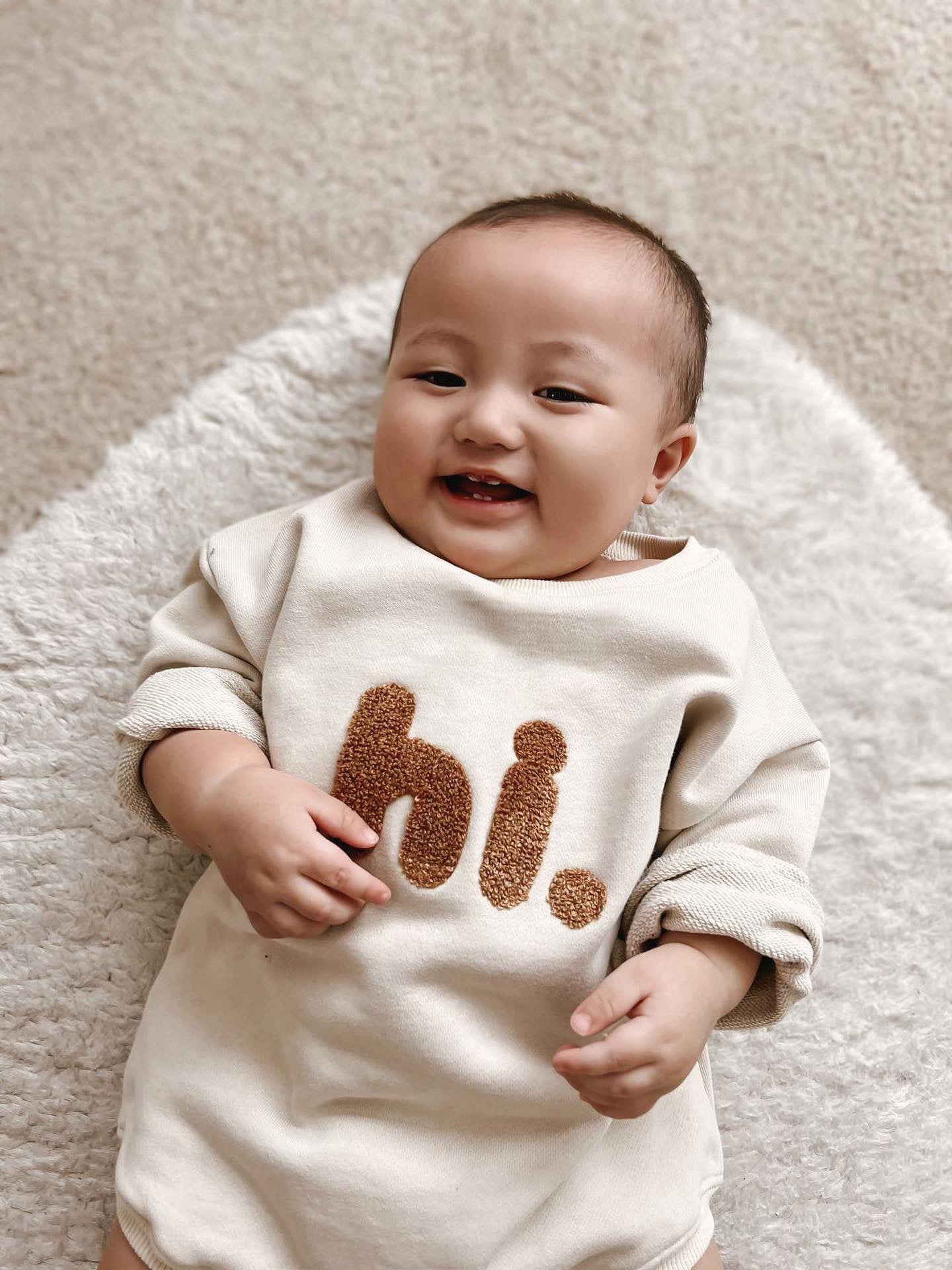 Milk + Coco Jaxon high quality Button Romper 18-24 Months