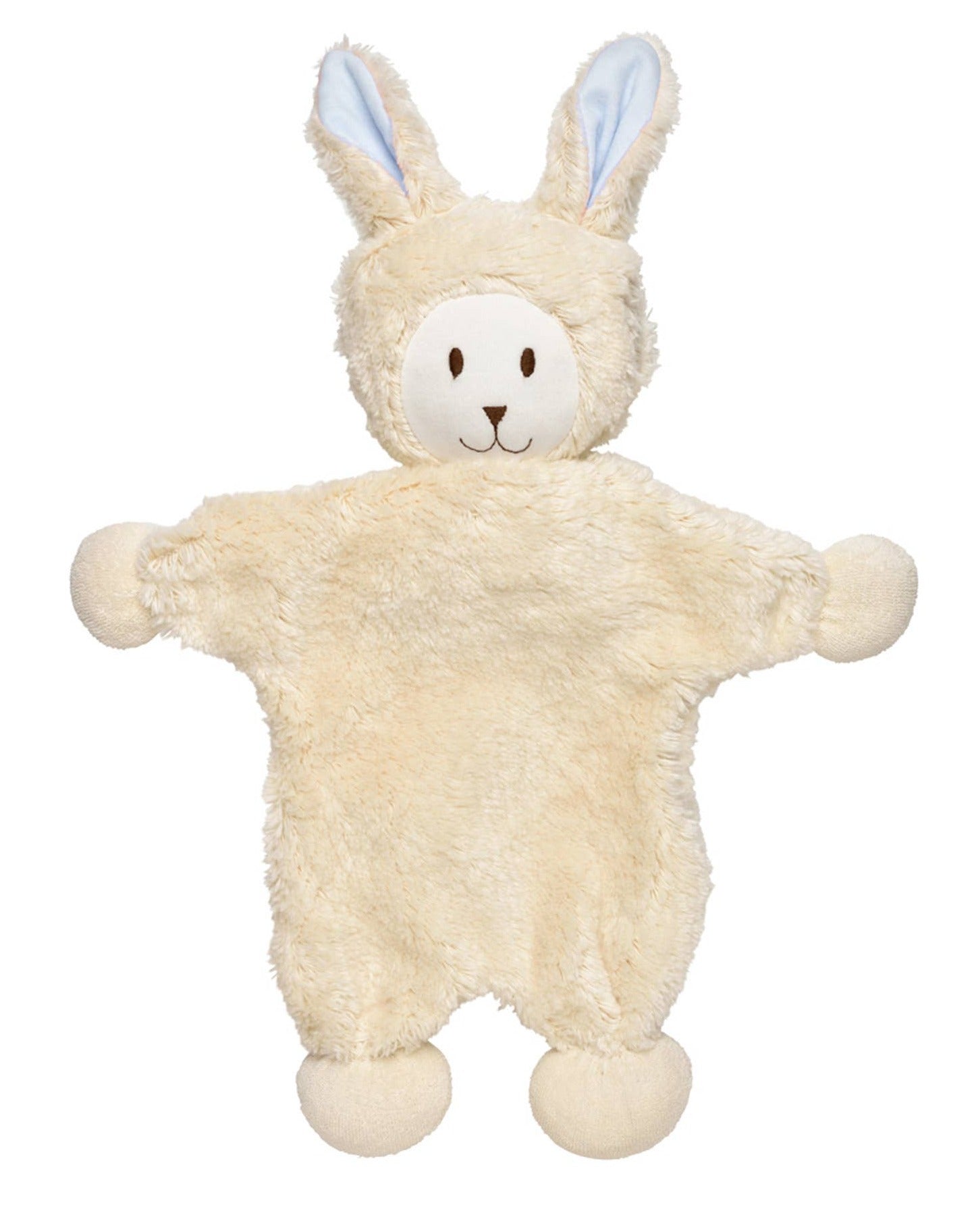 Organic Snuggle Bunny Toy - Sky Blue Ears Lovey Under the Nile   