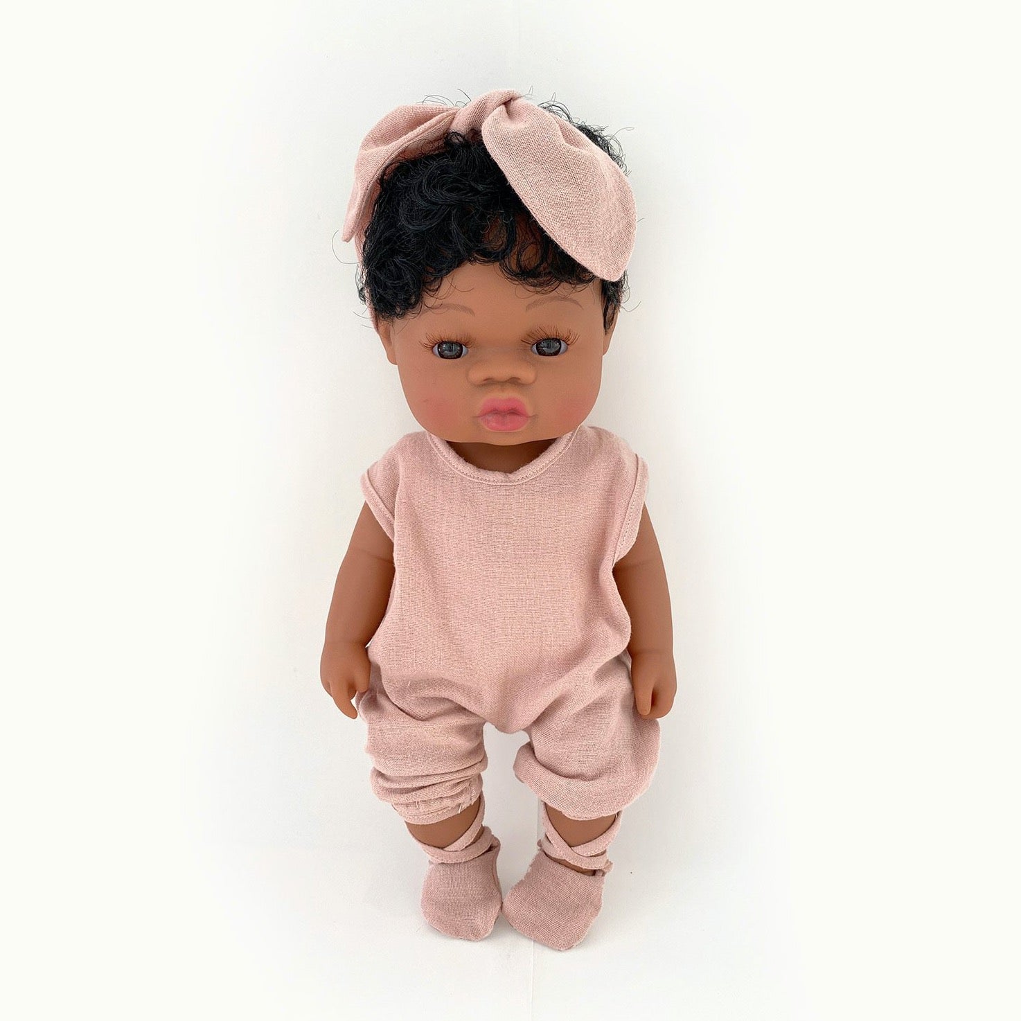 Black Baby Doll Shiny Loreta Dolls Mrs.Ertha   