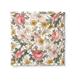 Muslin Swaddle Garden Floral Baby Blanket