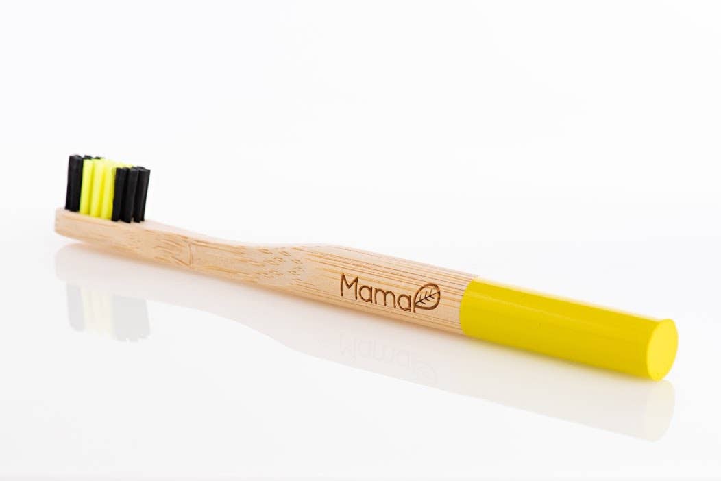 Kid's Save The Bees Bamboo Toothbrush Kids Essentials MamaP   