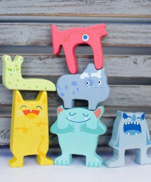 Monster Stacker Wooden Toys Tender Leaf   