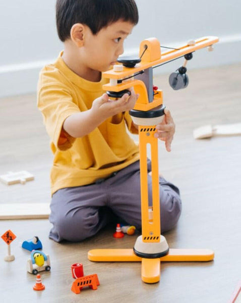 Plan toys sale crane set