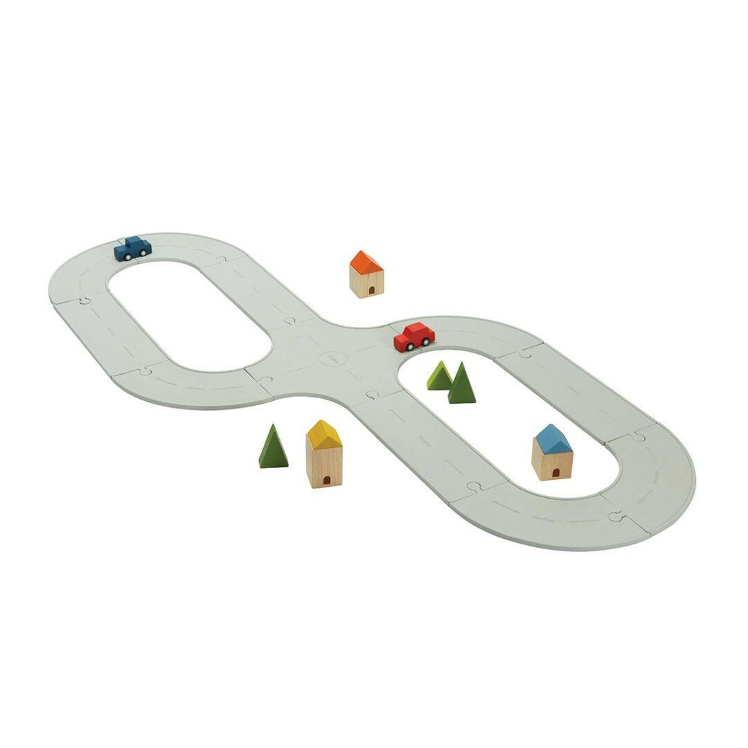 Rubber Road & Rail Set - Medium  PlanToys   